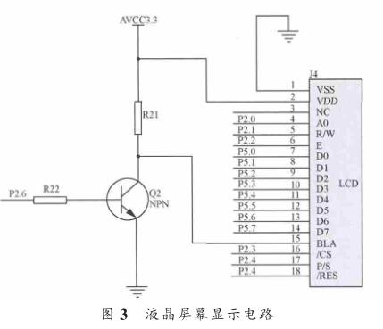 液晶屏幕顯示電路