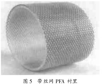 帶絲網(wǎng)PFA 襯里