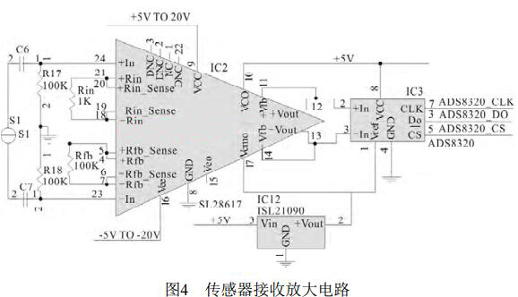 電磁流量計(jì)傳感器接收放大電路